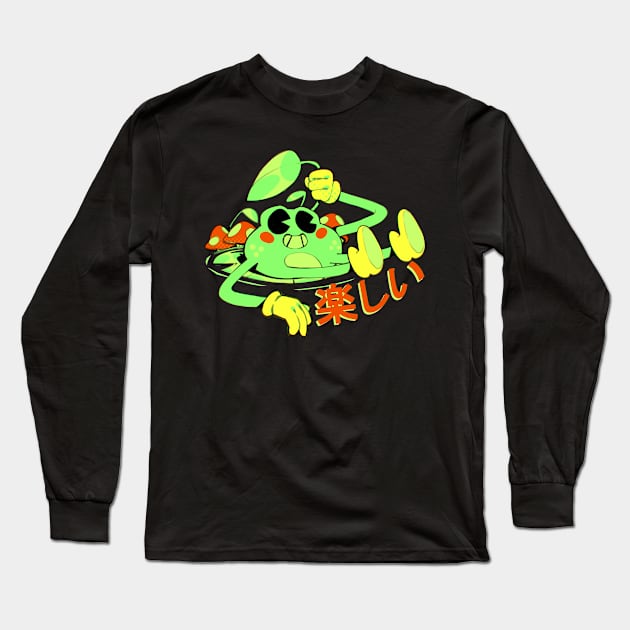 Frog in fun Long Sleeve T-Shirt by Kitvinicius